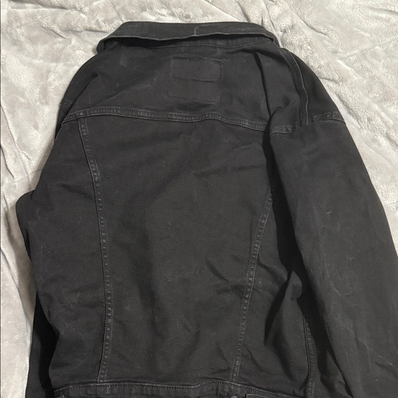 Levi's Men's Charcoal Denim Jacket - Picture 3 of 4